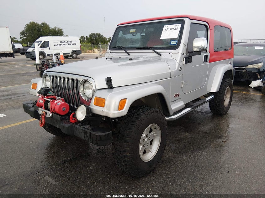 2006 Jeep Wrangler, Удар сзади, IAAI, VIN 1J4FA44S86P772153 — фото 2