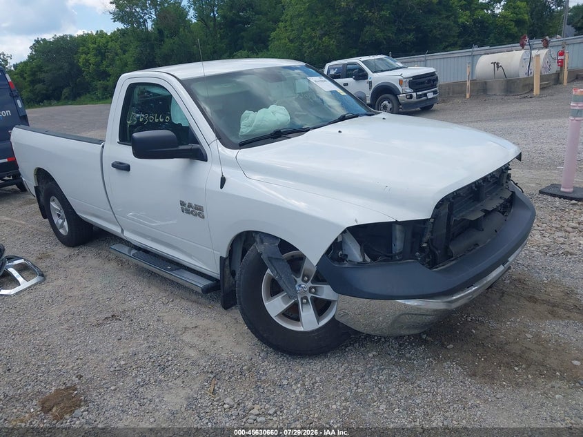 Vin: 3c6jr6dg7jg252384, lot: 46129126, ram 1500 tradesman  4x2 8' box 2018 img_1