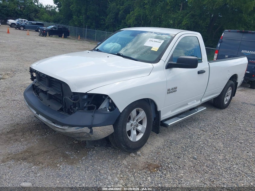 Vin: 3c6jr6dg7jg252384, lot: 46129126, ram 1500 tradesman  4x2 8' box 20182
