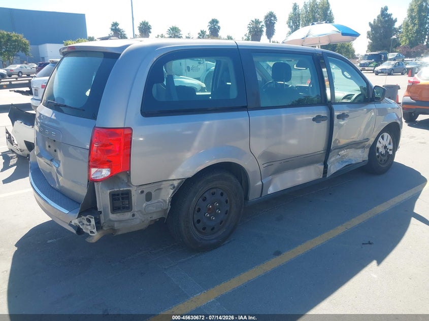 Vin: 2c4rdgbg4fr649507, lot: 46129138, dodge grand caravan american value pkg 20154