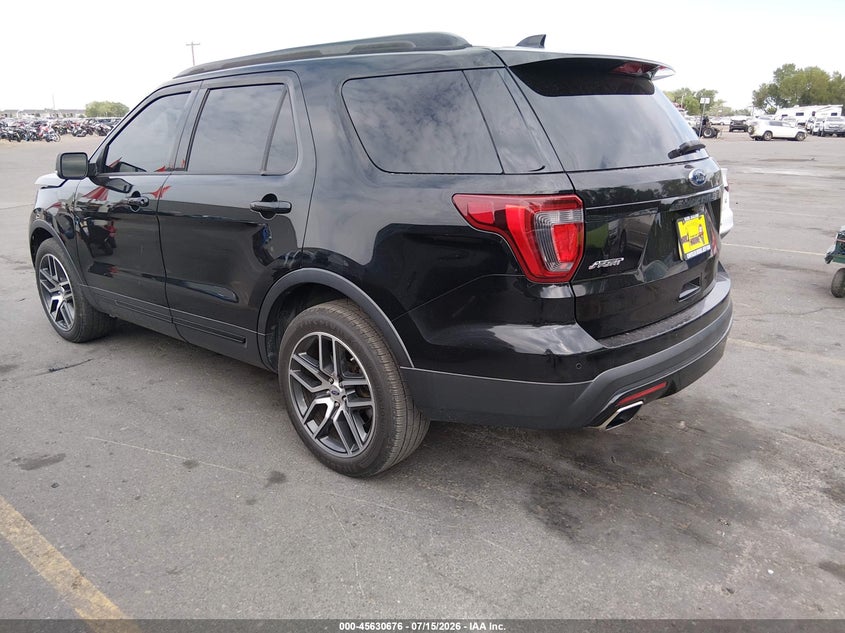 2017 FORD EXPLORER auction photo 3