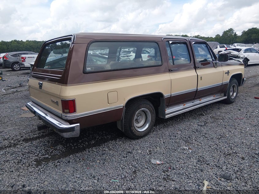 CHEVROLET SUBURBAN 1988 VIN 1GNER16K2JF108488