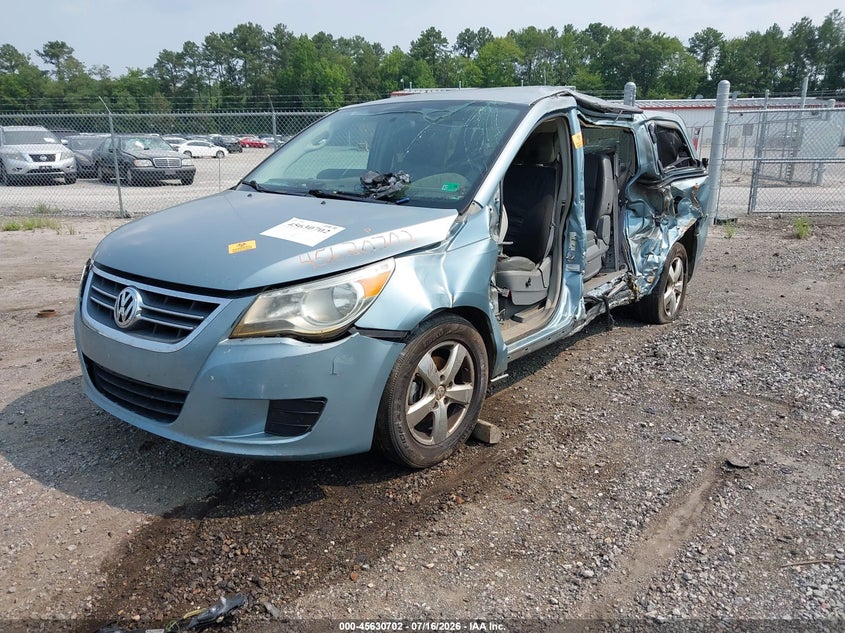 Vin: 2v4rw3d19ar167237, lot: 46129168, volkswagen routan se 20102