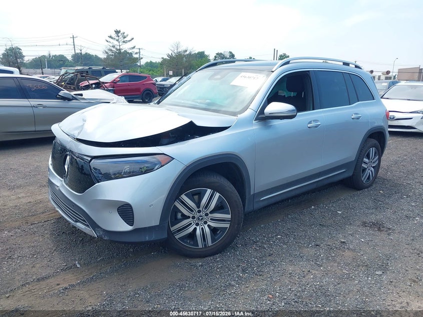 Vin: w1n9m0kb6sn153457, lot: 46129183, mercedes-benz eqb 300 suv 4matic 20252
