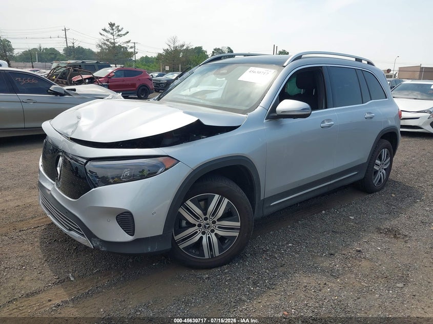 Vin: w1n9m0kb6sn153457, lot: 46129183, mercedes-benz eqb 300 suv 4matic 20254
