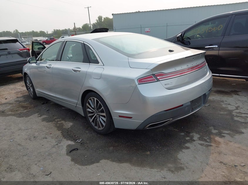 Vin: 3ln6l5a9xjr615518, lot: 46129191, lincoln mkz premiere 20183