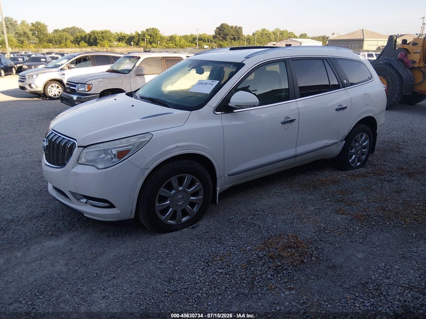 Vin: 5gakvbkd0ej250315, lot: 46129200, buick enclave leather 20142