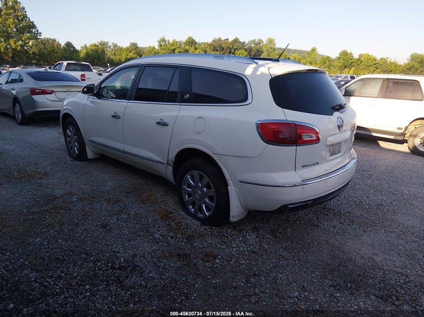 Vin: 5gakvbkd0ej250315, lot: 46129200, buick enclave leather 20143