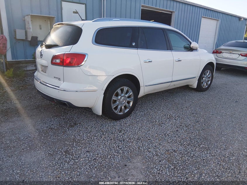 Vin: 5gakvbkd0ej250315, lot: 46129200, buick enclave leather 20144
