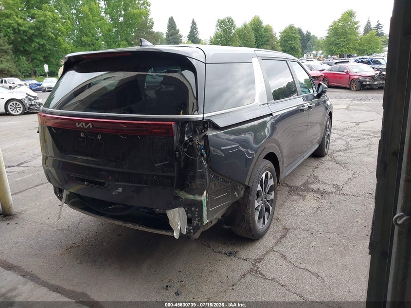 Vin: kndnc5h36r6352793, lot: 46129205, kia carnival mpv ex 20244