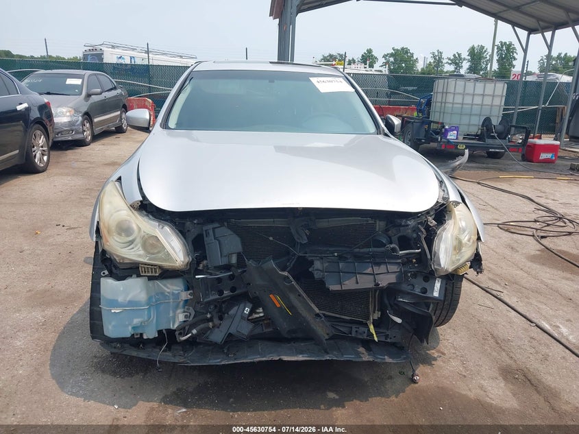2010 Infiniti G37X VIN: JN1CV6AR3AM456649 Lot: 45630754