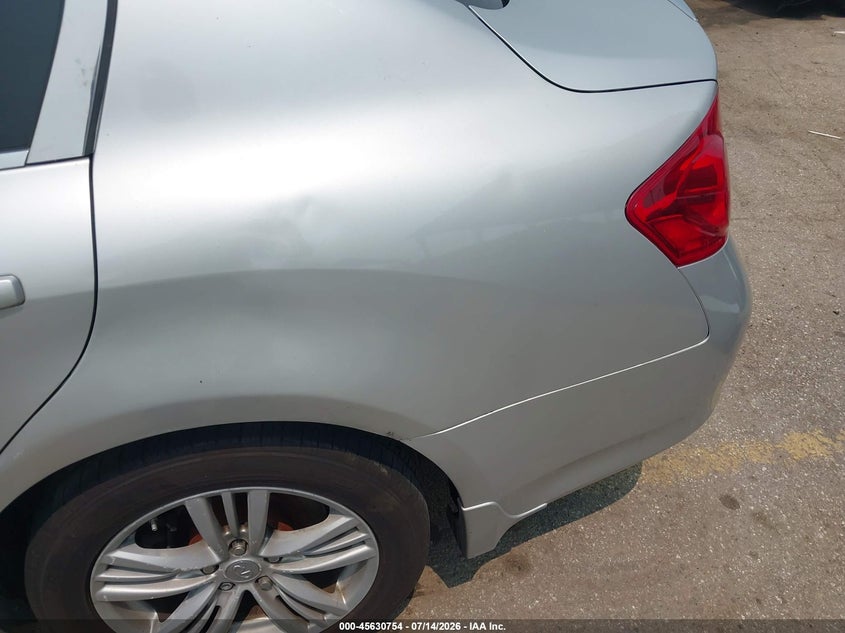 2010 Infiniti G37X VIN: JN1CV6AR3AM456649 Lot: 45630754