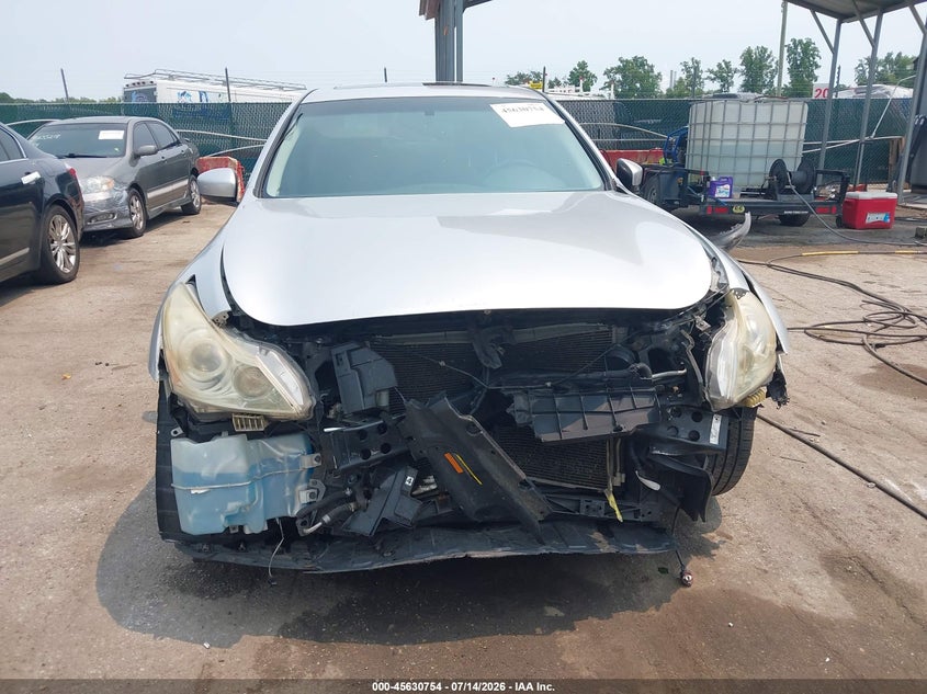 2010 Infiniti G37X VIN: JN1CV6AR3AM456649 Lot: 45630754