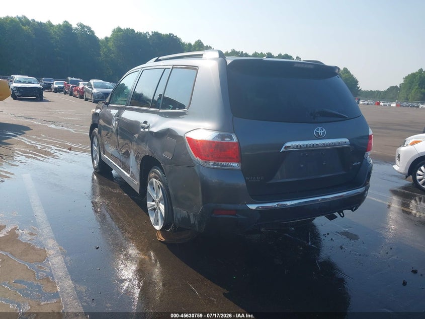 Vin: 5tdbk3eh3bs079036, lot: 46129225, toyota highlander se v6 20113