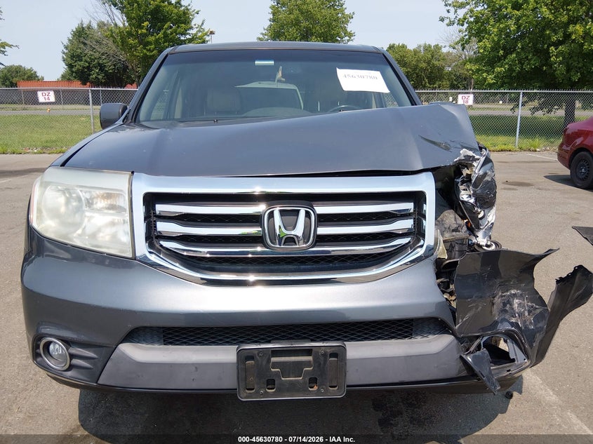 2012 Honda Pilot Ex-L VIN: 5FNYF4H50CB071536 Lot: 45630780
