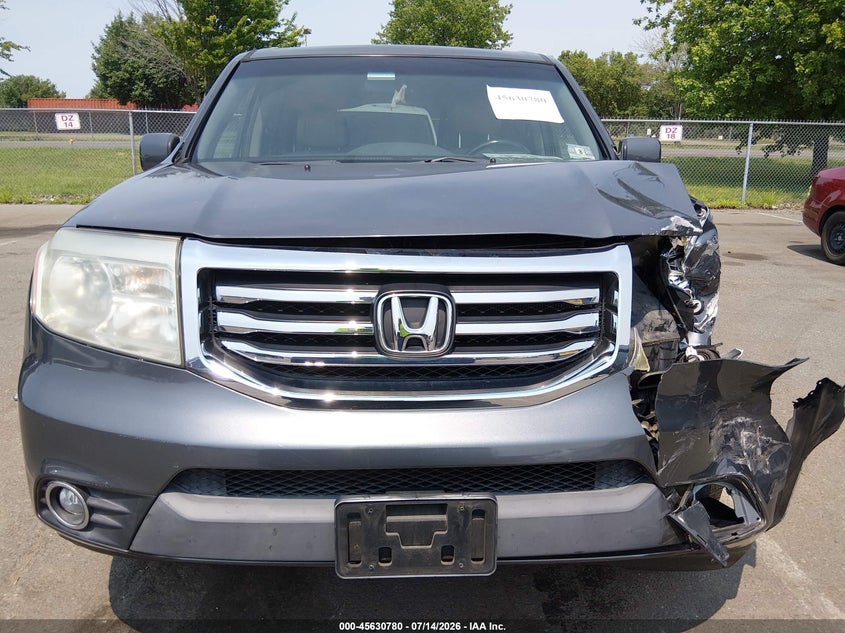 2012 Honda Pilot Ex-L VIN: 5FNYF4H50CB071536 Lot: 45630780