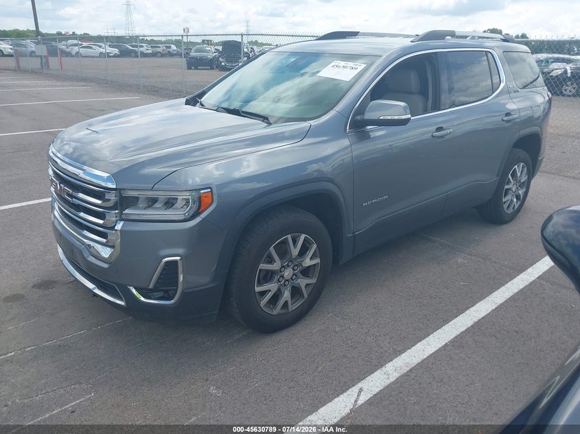 Vin: 1gkknmls2lz137105, lot: 46129255, gmc acadia fwd slt 20202