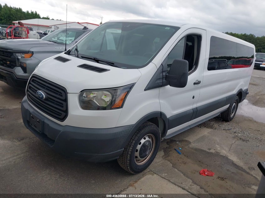 Vin: 1fbzx2zm9jkb42670, lot: 46129332, ford transit-350 xl 20182