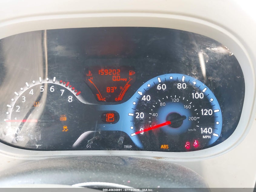 2010 Nissan Cube 1.8Sl VIN: JN8AZ2KRXAT157637 Lot: 45630891