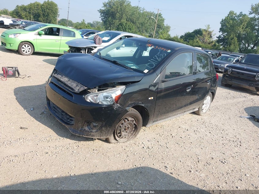 Vin: ml32a3hj5eh011835, lot: 46129416, mitsubishi mirage de 20142