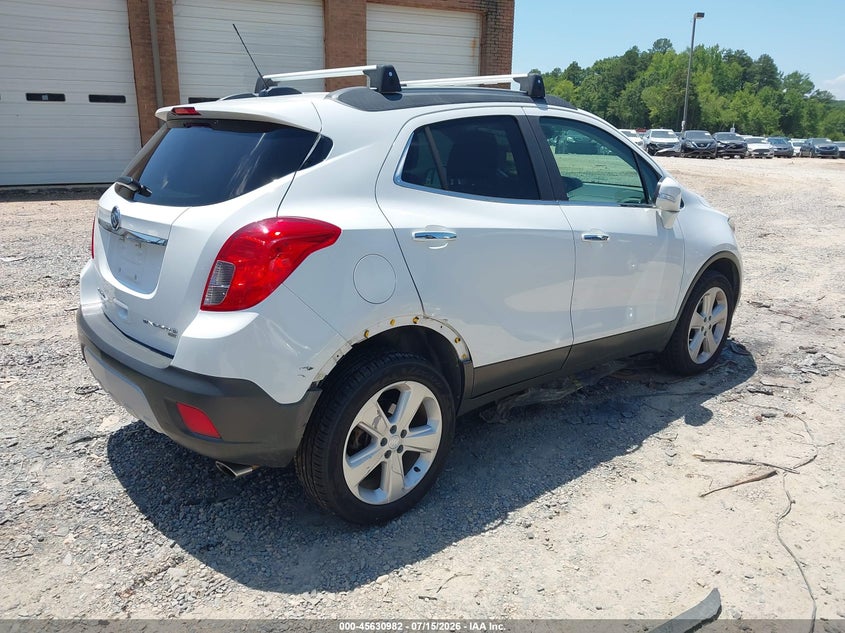 Vin: kl4cjesb7gb684639, lot: 46129448, buick encore 20164