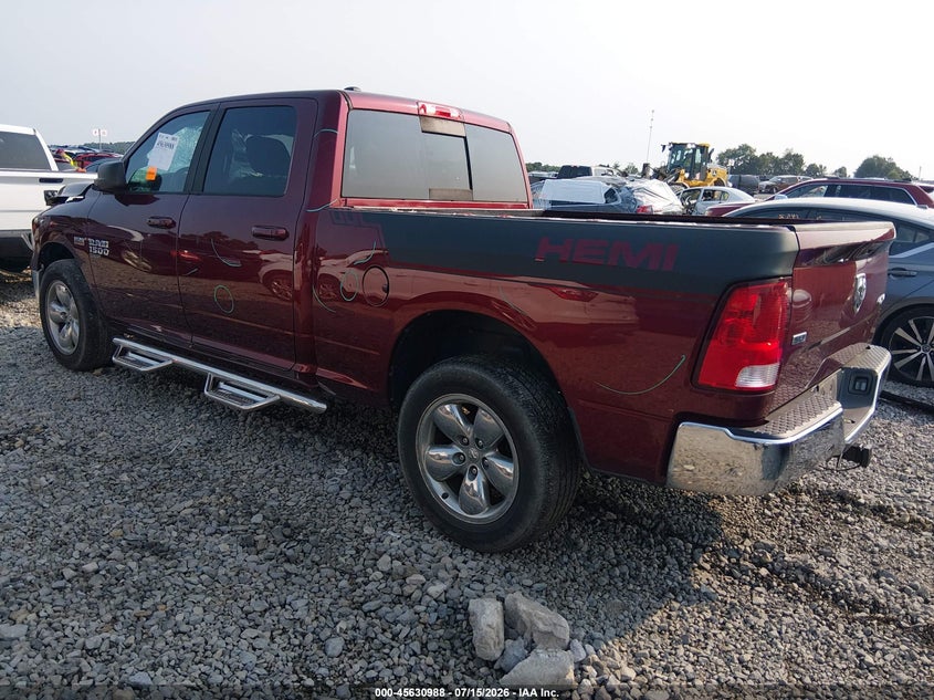Vin: 1c6rr7tt1ls109272, lot: 46129454, ram 1500 classic slt  4x4 6'4 box 20203