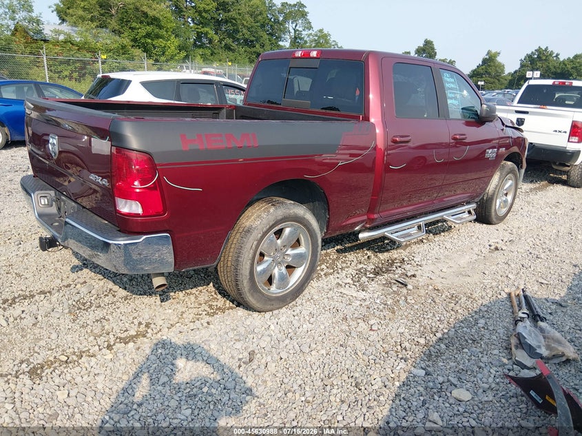 Vin: 1c6rr7tt1ls109272, lot: 46129454, ram 1500 classic slt  4x4 6'4 box 20204
