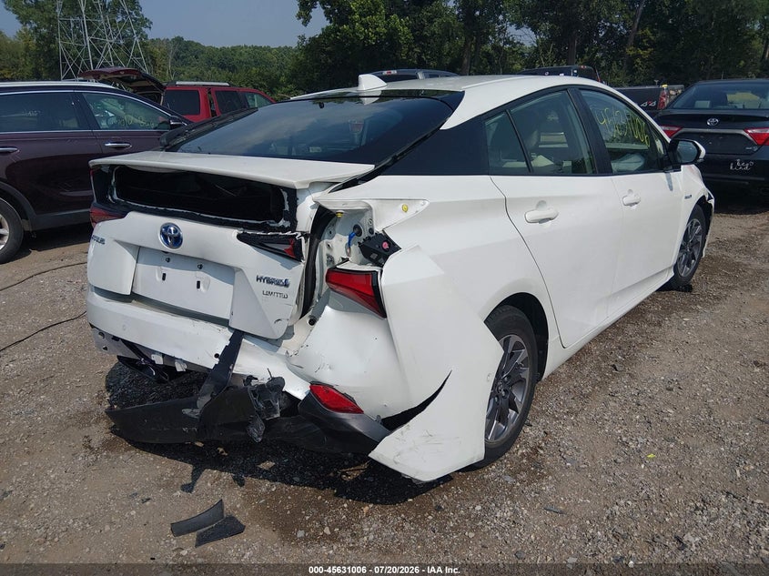 2019 Toyota Prius Limited VIN: JTDKARFU5K3091028 Lot: 45631006