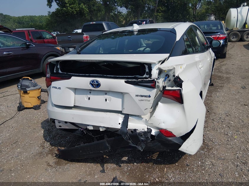 2019 Toyota Prius Limited VIN: JTDKARFU5K3091028 Lot: 45631006