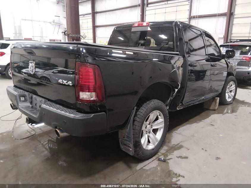 Vin: 1c6rr7mt9fs599267, lot: 46129503, ram 1500 sport 20154