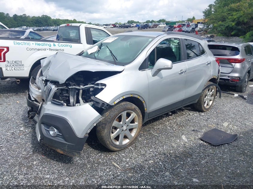 Vin: kl4cjgsb5fb151909, lot: 46129504, buick encore leather 20152