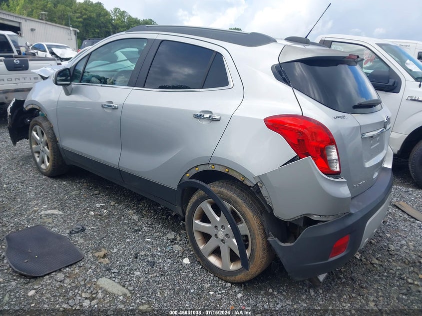 Vin: kl4cjgsb5fb151909, lot: 46129504, buick encore leather 20153