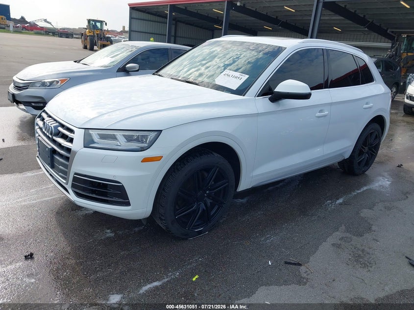 Vin: wa1bnafy0j2092093, lot: 46129517, audi q5 2.0t premium/2.0t tech premium 20182