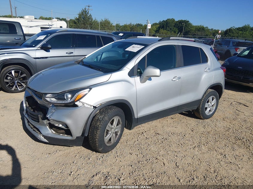 2020 Chevrolet Trax, Front End, IAAI, VIN KL7CJPSB9LB322997 — photo 2