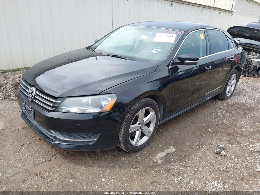 2013 Volkswagen Passat 2.5L Se VIN: 1VWBH7A34DC094274 Lot: 45631064