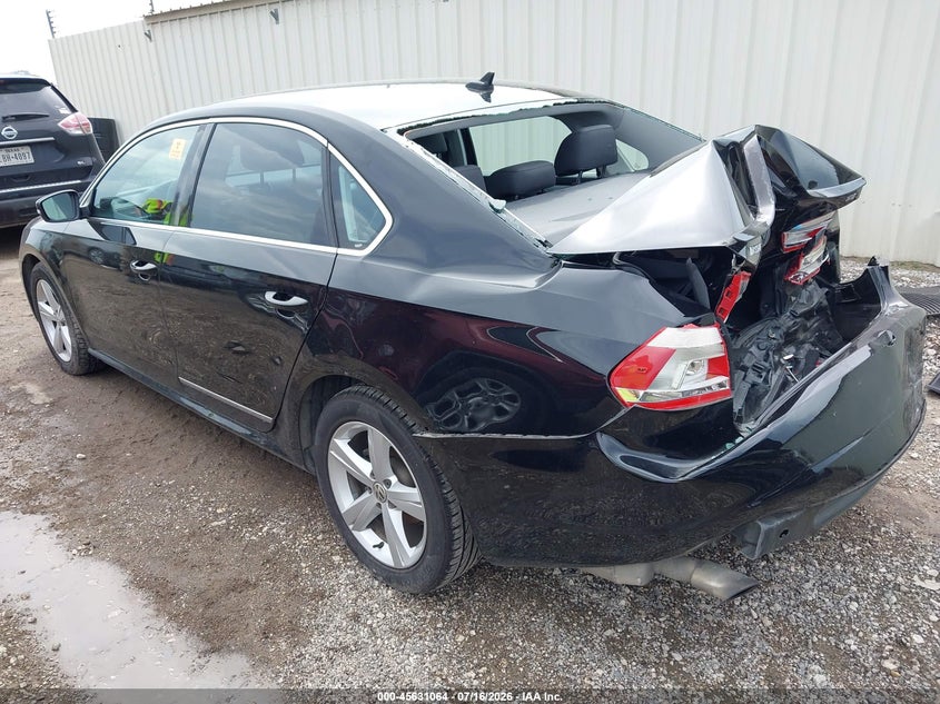 2013 Volkswagen Passat 2.5L Se VIN: 1VWBH7A34DC094274 Lot: 45631064