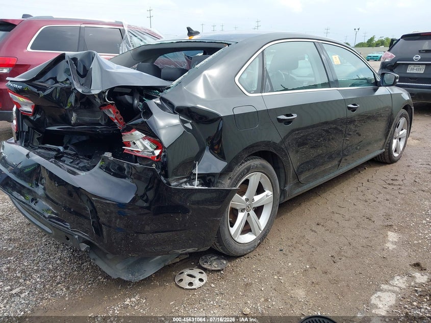 2013 Volkswagen Passat 2.5L Se VIN: 1VWBH7A34DC094274 Lot: 45631064