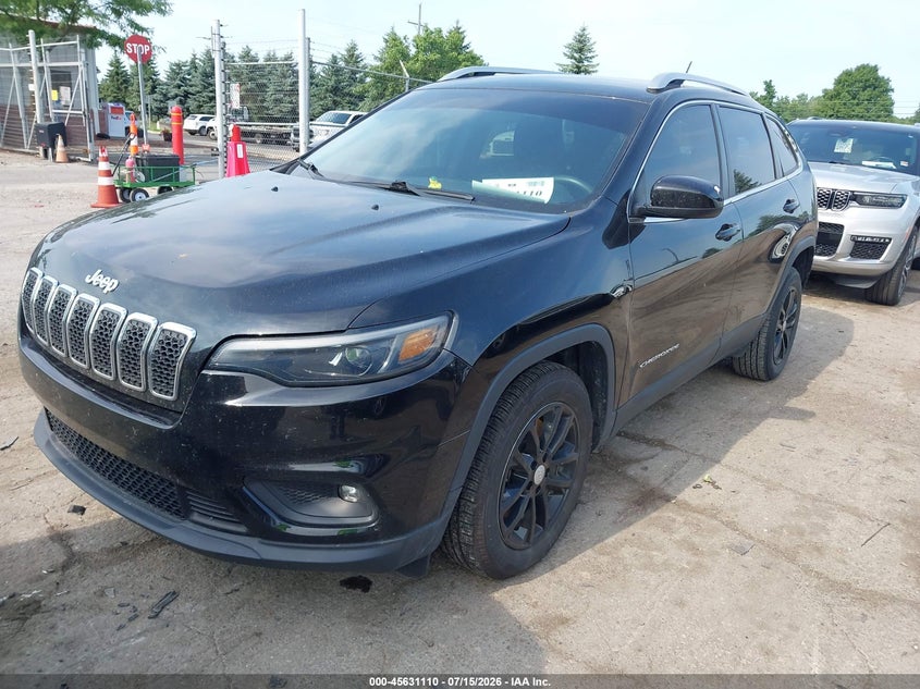 2019 Jeep Cherokee, Удар сзади, IAAI, VIN 1C4PJLCB4KD411665 — фото 2