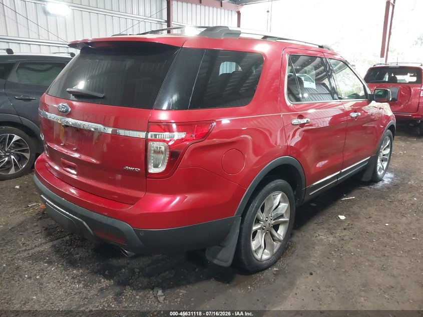 Vin: 1fmhk8f80cga70632, lot: 46129584, ford explorer limited 20124