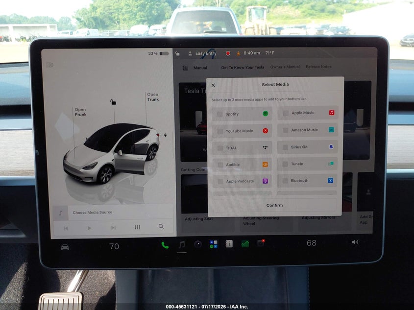 2024 Tesla Model Y Long Range Dual Motor All-Wheel Drive VIN: 7SAYGDEE9RA278551 Lot: 45631121