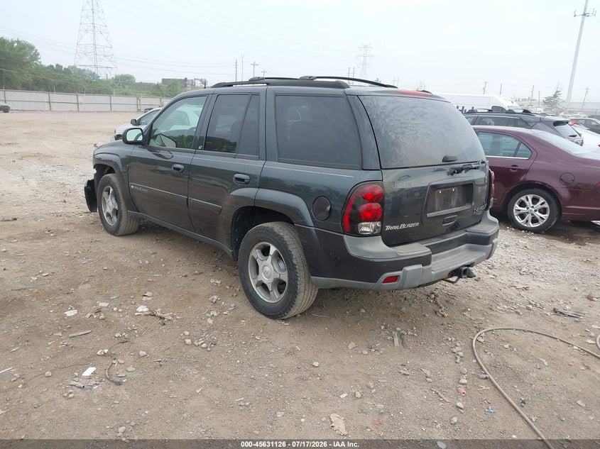 2004 Chevrolet Trailblazer Lt VIN: 1GNDT13S242107791 Lot: 45631126