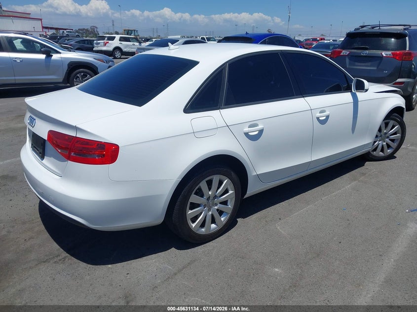 Vin: wauafafl2en017660, lot: 46129600, audi a4 2.0t premium 20144