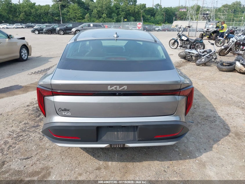2025 Kia K4 Lxs VIN: 3KPFT4DE1SE142320 Lot: 45631135