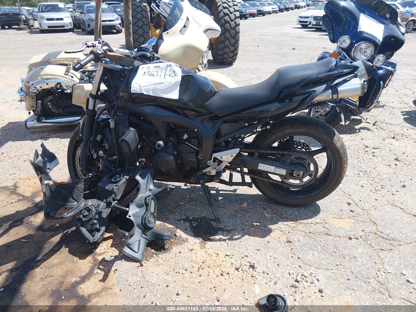 2008 Yamaha Fz6 Shg VIN: JYARJ13E78A005411 Lot: 45631143