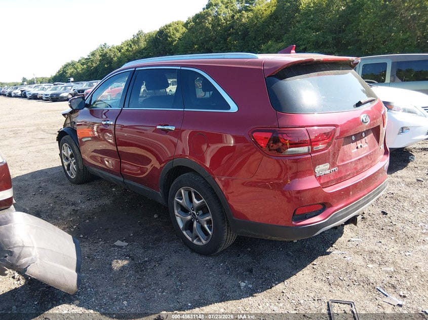 2019 KIA SORENTO auction photo 3