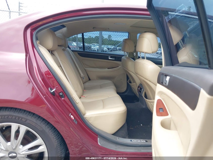 2012 Hyundai Genesis 4.6 VIN: KMHGC4DF8CU155674 Lot: 45631171