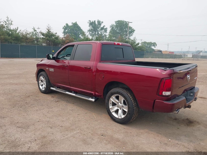 Vin: 1c6rr7mt5hs685789, lot: 46129672, ram 1500 sport 20173