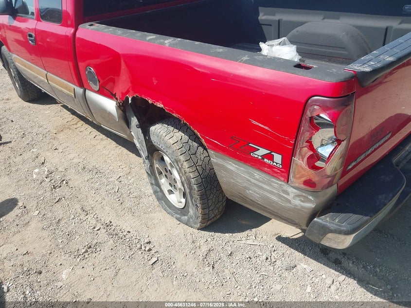 2003 Chevrolet Silverado 1500 Ls VIN: 1GCEK19T83Z154281 Lot: 45631246