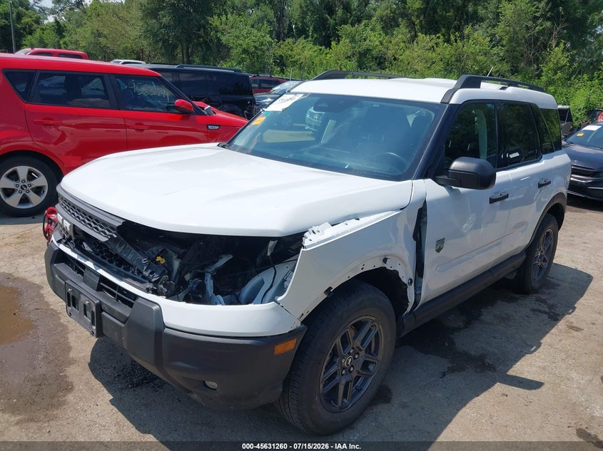 Vin: 3fmcr9bn6sre02846, lot: 46129726, ford bronco sport big bend 20252