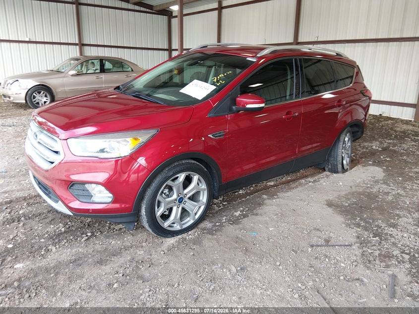 2019 Ford Escape, Левый зад, IAAI, VIN 1FMCU0J90KUB21228 — фото 2